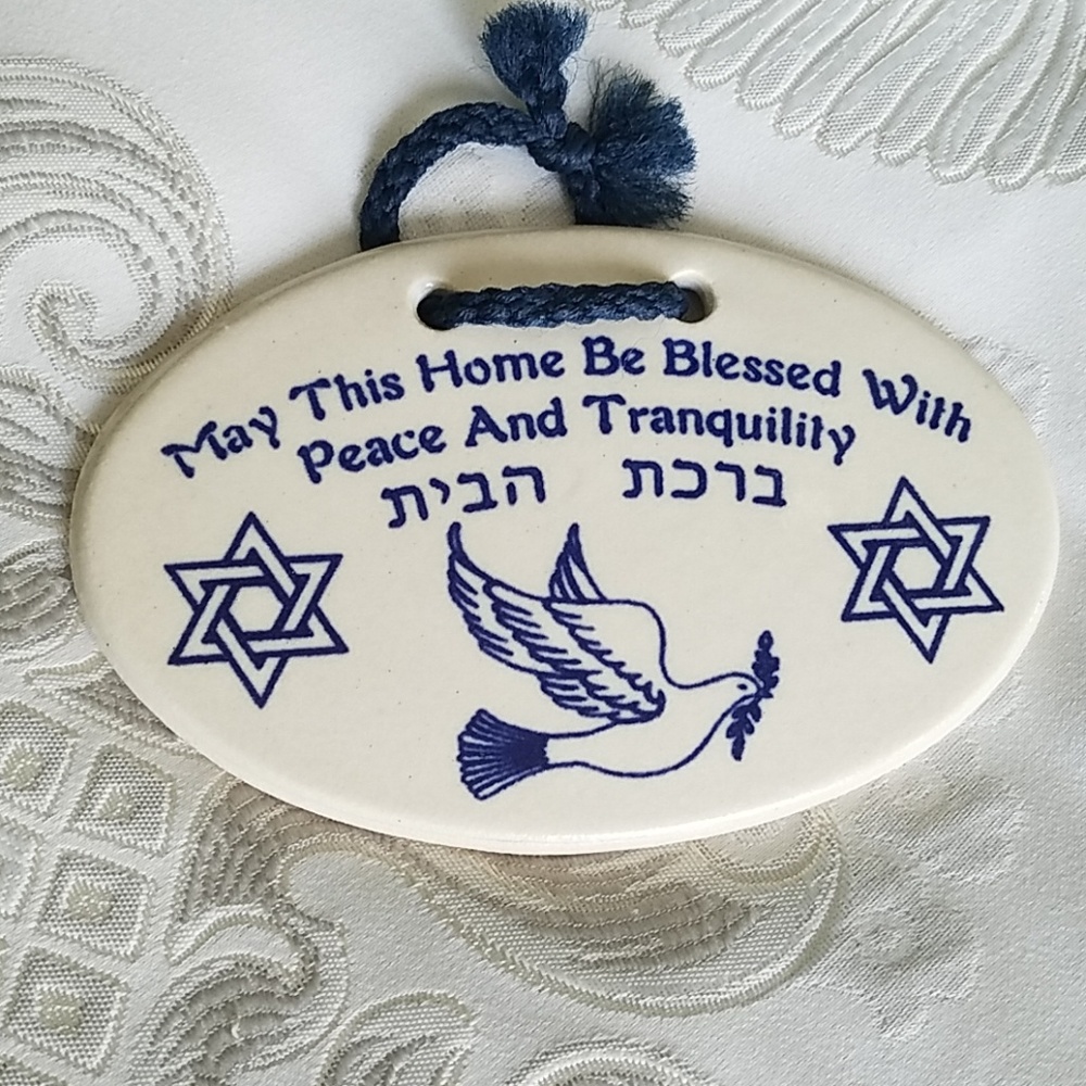 NEW Pottery Wall Plaque for a Happy Home